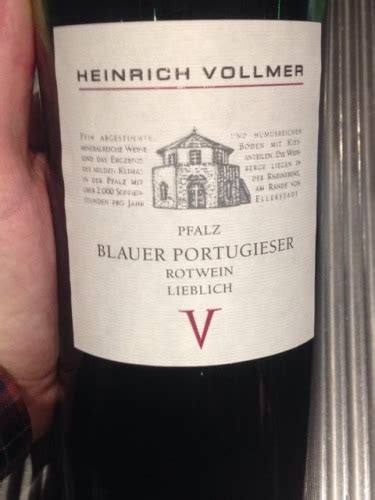 Heinrich Vollmer Blauer Portugieser Lieblich Vivino Australia