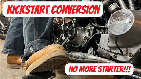 Chopper How To Shovelhead Kickstart Conversion YouTube