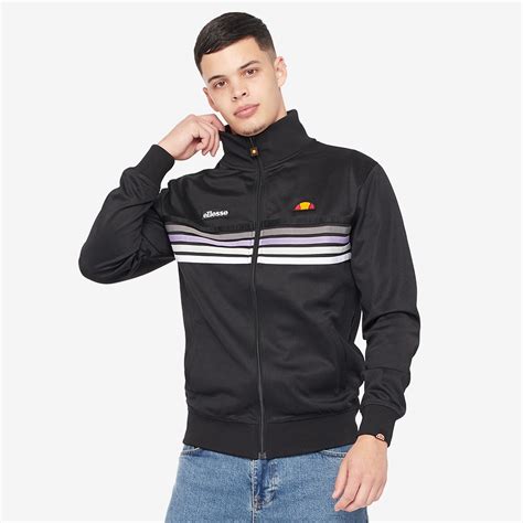 Ellesse Expanded Classics Vicenza Track Top - Black - Football Shirt ...