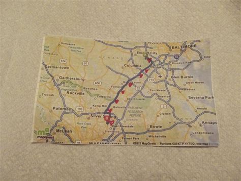 Original Mapquest Driving Directions - Surveys Hyatt