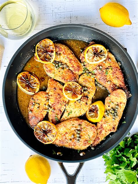 Keto Chicken Piccata With Lemon Wine Caper Sauce Super Safeway