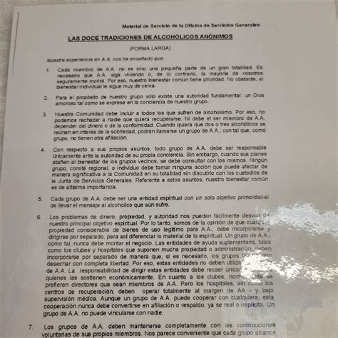 12 Tradiciones Aa