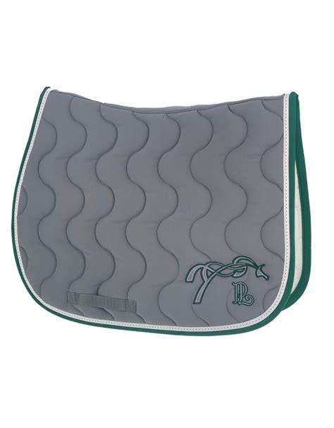 Tapis De Selle Point Sellier Classique Gris Clair Vert PENELOPE