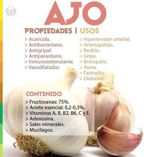 Ajo Sus Propiedades Y Usos Green Juice Smoothie Natural Medicine