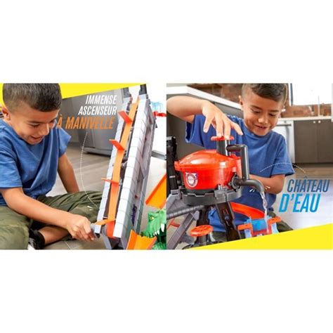 Circuit Hot Wheels Station de Lavage Ultime Véhicule Color Shifters inclus Garçon A