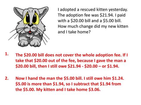 making change word problems pptx