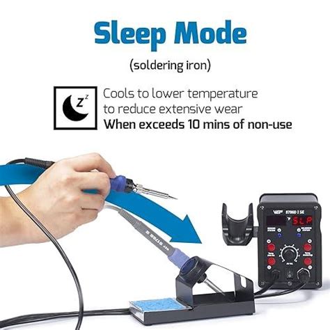 Wep D I Se Hot Air Soldering Iron Station Kit In For Rework Desoldering With Lead Free