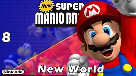 New World New Super Mario Bros NDS World 1 Final Level YouTube