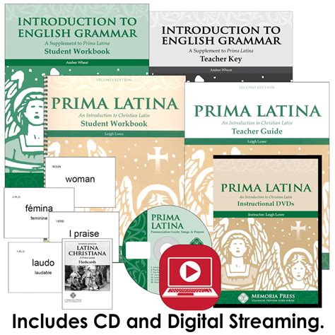 Memoria Press Prima Latina With Grammar Complete Set
