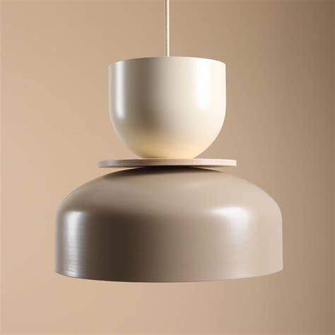 Designerska lampa wisząca UTO Beige Cream light