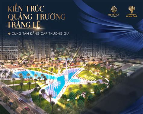 The Beverly Solari Giá bán mặt bằng Ưu đãi thanh toán 2022