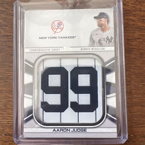 Topps Series Jersey Number Medallion Commemorative Relics Jnm