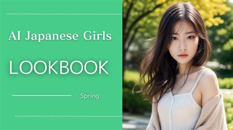 ai japanese girls spring fashion lookbook youtube