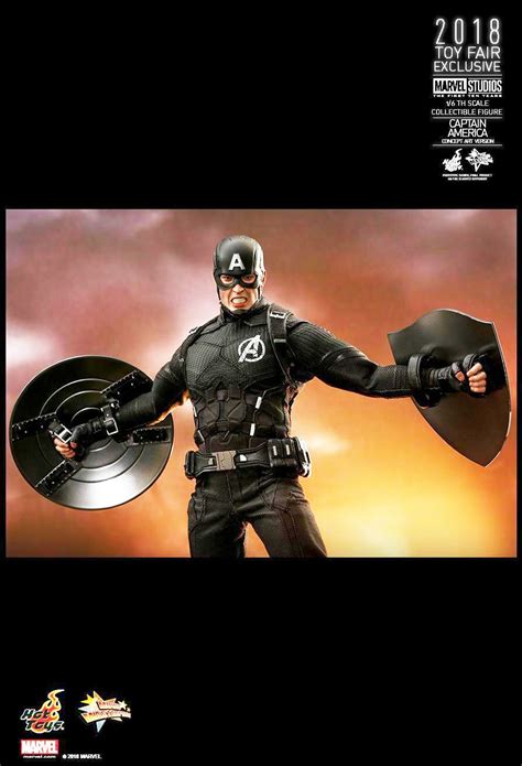 Marvel Studios The First Years Captain America Concept Art Version Figure Hot Toys