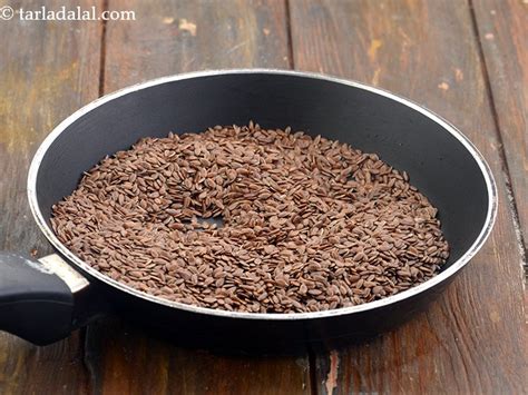 How To Roast Flaxseeds Roasted Alsi Recipe