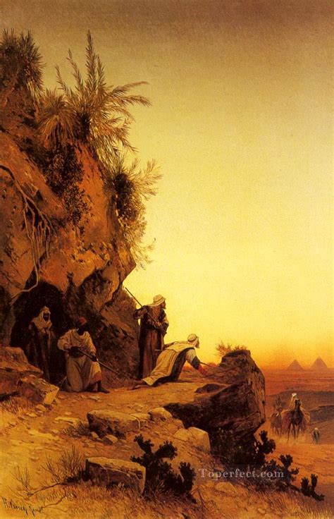 Ambush Arabian Hermann David Salomon Corrodi Orientalist Scenery