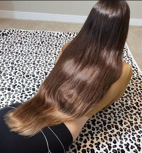 Pin On Beautiful Long Straight Brown Hair Long Silky Hair Lustrous