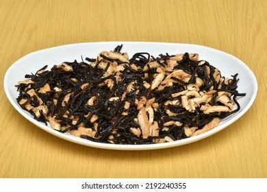 Simmered Hijiki Seaweed Seasoned Japanese Soup Stock Photo 2192240355 ...