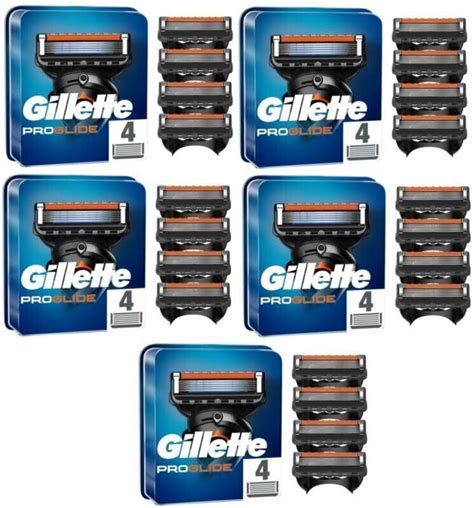 Lot Lames Gillette Proglide Fusion Recharge De Rasoir Pack Gilette