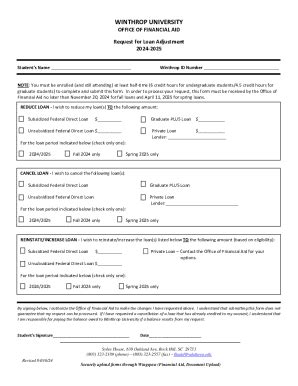 Fillable Online Parent Plus Loan Change Request Summer 2024 Fax