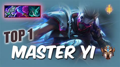 Wild Rift Master YI Top 1 S10 RUSH Challenger Ranked Game Build