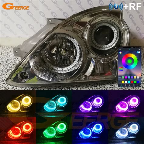 Kit De Anillos De Halo De Ojos De Ngel RGB Ultra Brillantes Multicolor