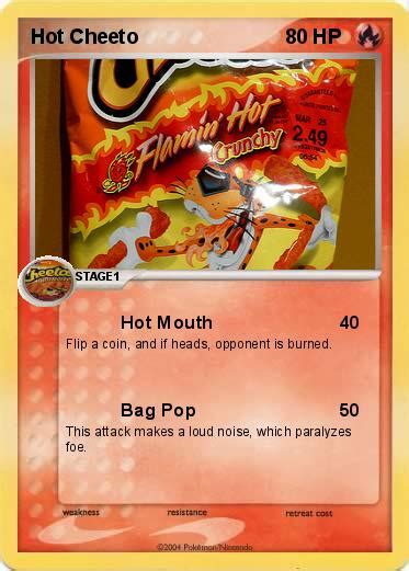 Pokémon Hot Cheeto 1 1 Hot Mouth My Pokemon Card