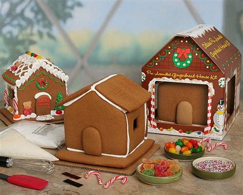 Pre Assembled Gingerbread House Kit Gourmet Food