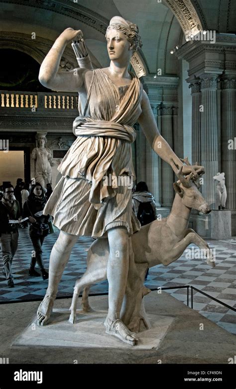 Artemis With A Hind Better Known As Diana Of Versailles Roman 1 2