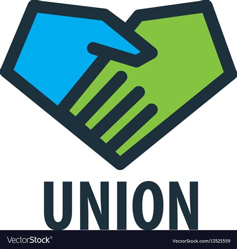 Logo handshake Royalty Free Vector Image - VectorStock