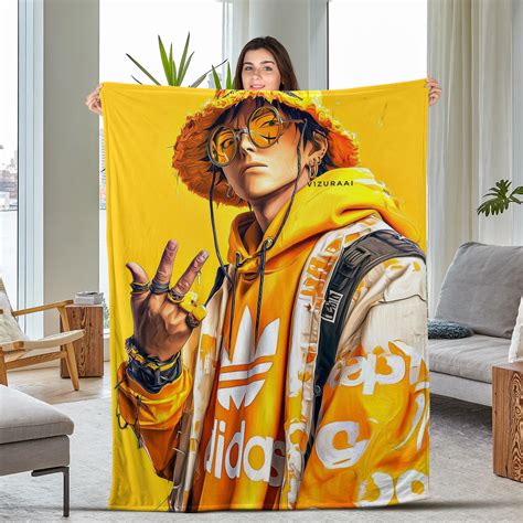 One Piece Luffy Streetwear Style Blanket - AnimeBape