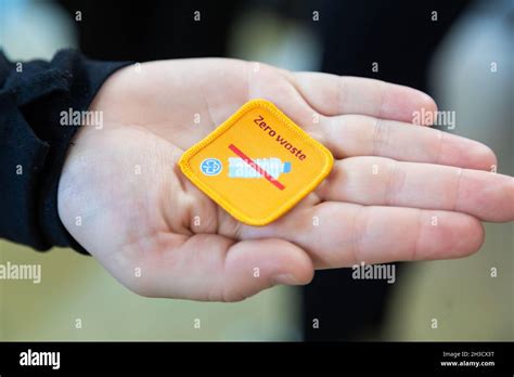 Girlguiding badges and merchandise Stock Photo - Alamy