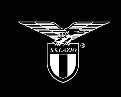 Lazio Club Logo Symbol White Serie A Football Calcio Italy Abstract ...