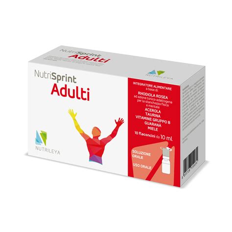 Nutrisprint Adulti 10 Flacoane X 10 Ml Nutrileya Bebe Tei