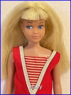 Vintage 1964 Mattel Skipper Platinum Blonde SL Doll 950 RARE Vintage Japan Doll