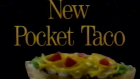 Taco Bell Pocket Taco Commercial 1990 Youtube