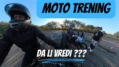 Moto trening Da li sam sada bolji vozač Kako izgleda i sta se vezba