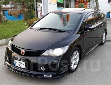 Накладки на пороги Honda Civic 4D 2005-2012 купить во Владивостоке по ...