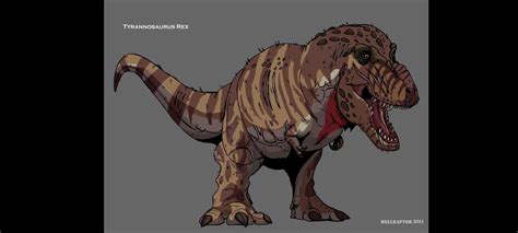 Tyrannosaurus Rex By Hellraptor Studios Rpaleontology