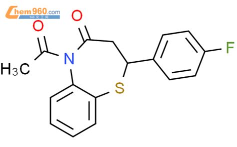 141944 06 1 1 5 Benzothiazepin 4 5H One 5 Acetyl 2 4 Fluorophenyl 2