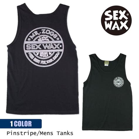 Sexwax セックスワックス タンクトップ Pinstripe Mens Tanks タンク 袖なし ロゴ ノースリーブ ブラック 黒