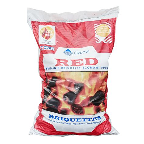 Oxbow Red Briquettes 20kg Cotswold Firewood Company