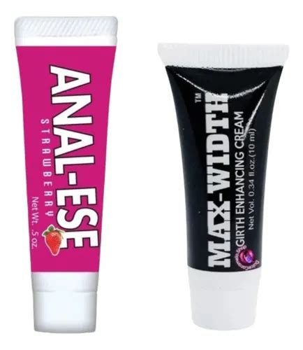 Lubricante Anestesico Anal ese Fresa Engrosador Max Width Fresa Meses sin interés