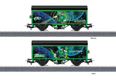 M Rklin M Rklin Start Up Lukket Godsvogn Green Lantern