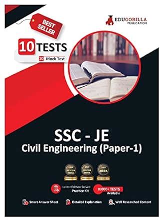 Buy SSC JE Civil Book 2024 Paper 1 General Engineering CE