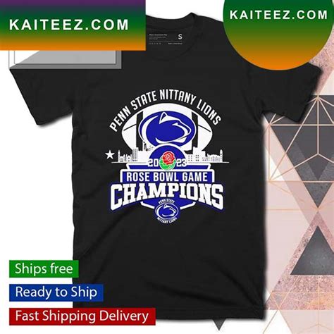 Penn State Nittany Lions 2023 Rose Bowl Game Champions T Shirt Kaiteez