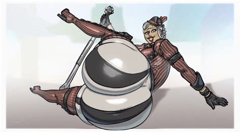 Rule D Apex Legends Ass Squeeze Back View Belt Big Ass Big Butt Big Hips Big Thighs