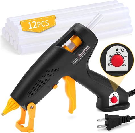Amazon Adjustable Temperature Hot Glue Gun W