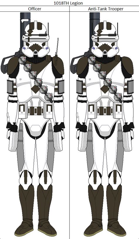 1018th Legion Clone Anti Tank Trooper By Shadowwolfclonect On