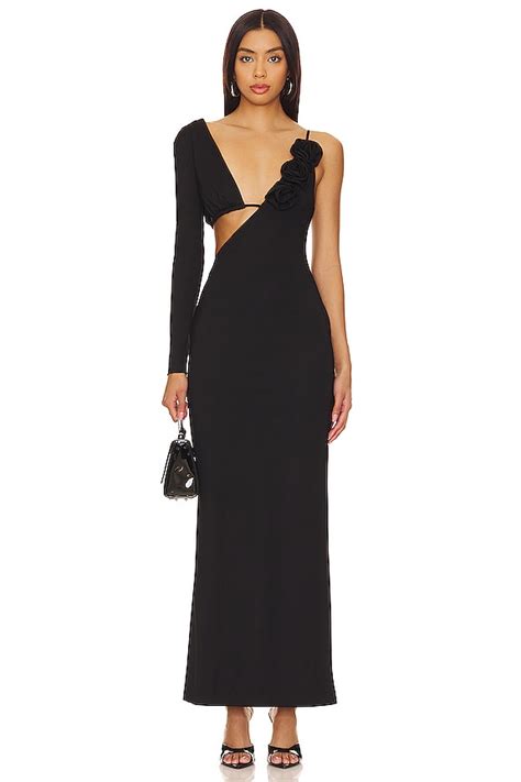 Camila Coelho Waleska Maxi Dress In Black Revolve